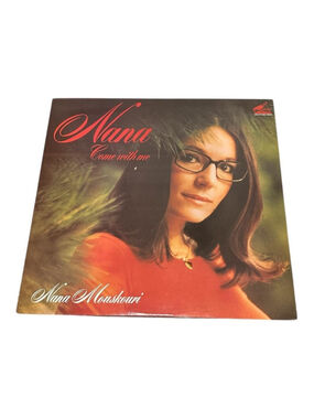 Vintage Nana Mouskouri Vinyl LP Come With Me 1980 Gronland Country Black Canada